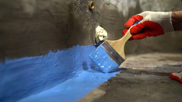 Commercial Waterproofing project at a Berkley, MI business property by SJ Waterproofing Pros